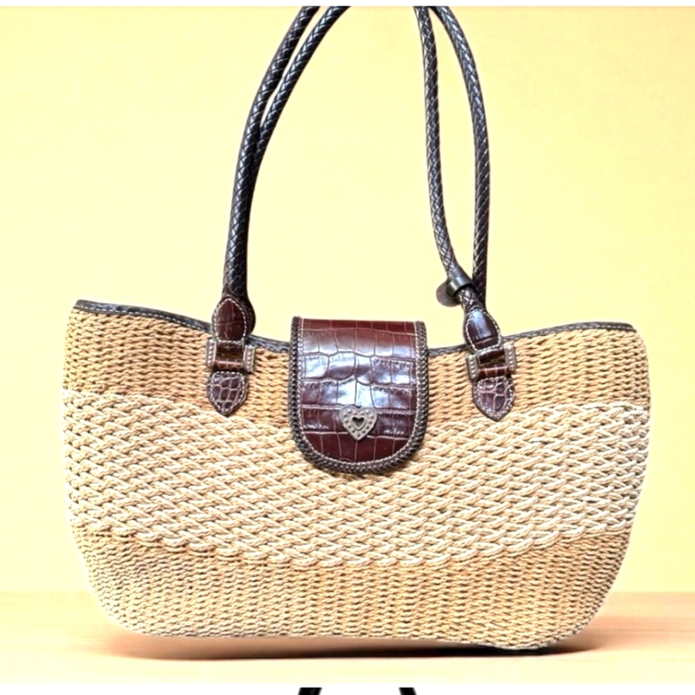 Brighton Tan and Brown Shoulder Bag